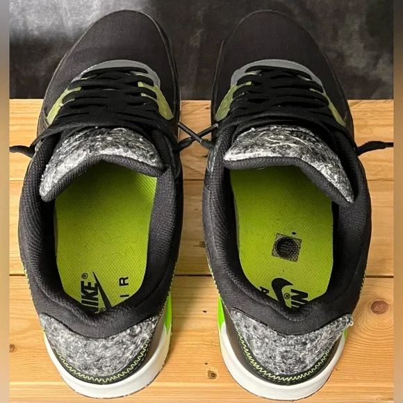 Nike Air Max 90 M2Z2 Recycled Wool Pack - Size 12 - Black Electric Green - Picture 7 of 16
